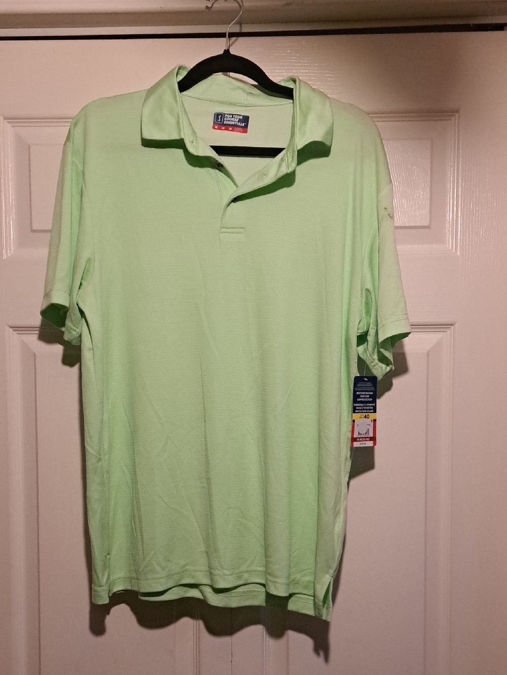 🍃IZOD Men's Polo Shirt in Light Green Perfect for golfing & sporting Activities